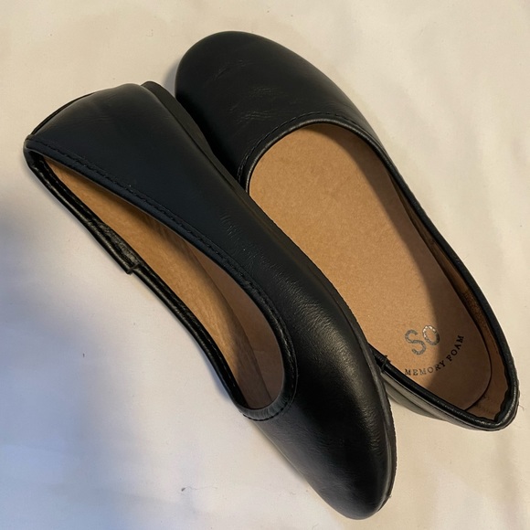 SO Other - SO Girls Kids Size 13 Ballet Flats Shoes Black